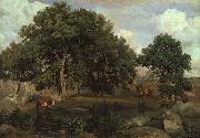  Jean Baptiste Camille  Corot Forest of Fontainebleau oil painting picture wholesale